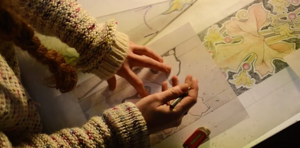 Conception projet vitrail pour client - par kats vitrail à Paris